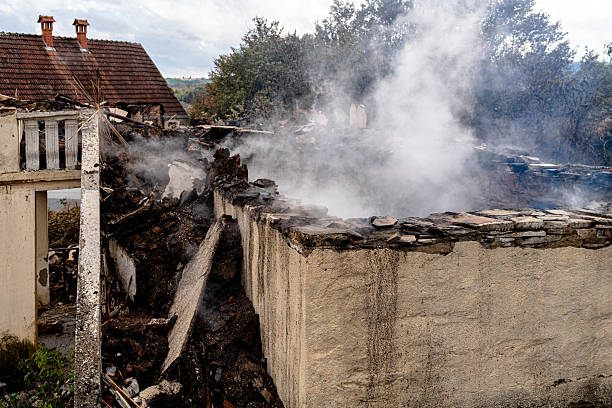 Professional Fire Damage Removal technician working in Fort Belvoir, VA